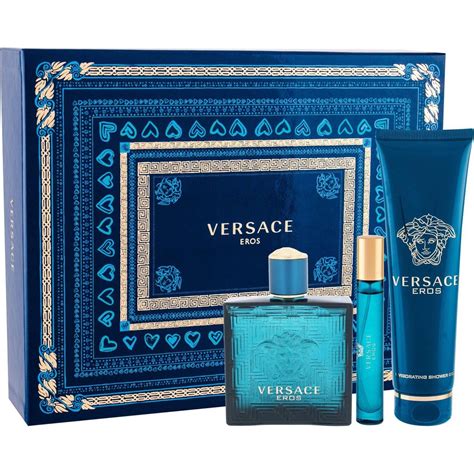 versace eros perfume gift set|versace eros 100ml gift set.